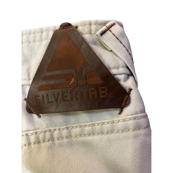 Vintage Levis Silvertab Pants Mens 36x32 Used Light Tan Baggy Carpenter - Picture 11 of 16